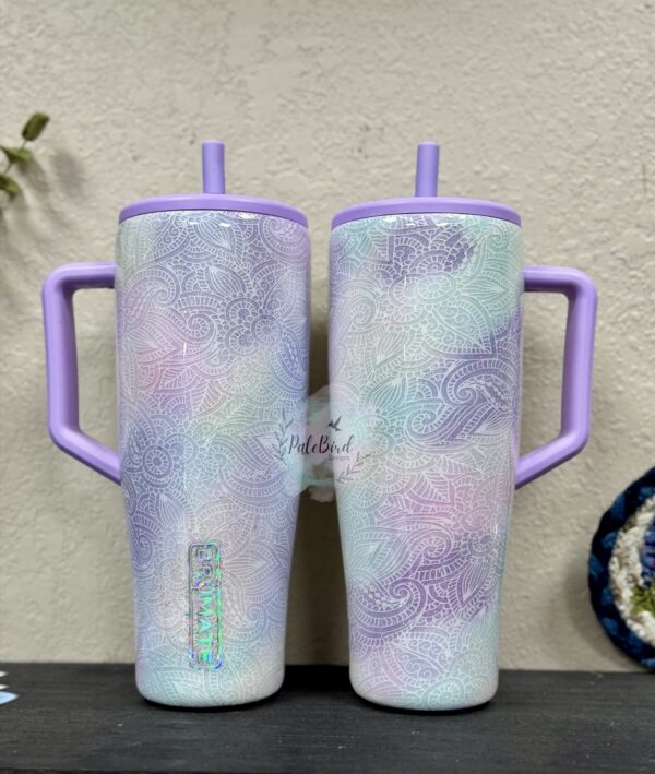 Pastel Mandala Custom Tumbler - Image 3
